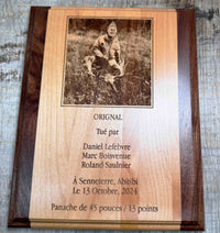 Wooden Plaque - Custom Engraved Memories Made Custom
