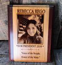 Wooden Plaque - Custom Engraved Memories Made Custom