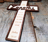 Wooden Crosses Dual Layer Memories Made Custom