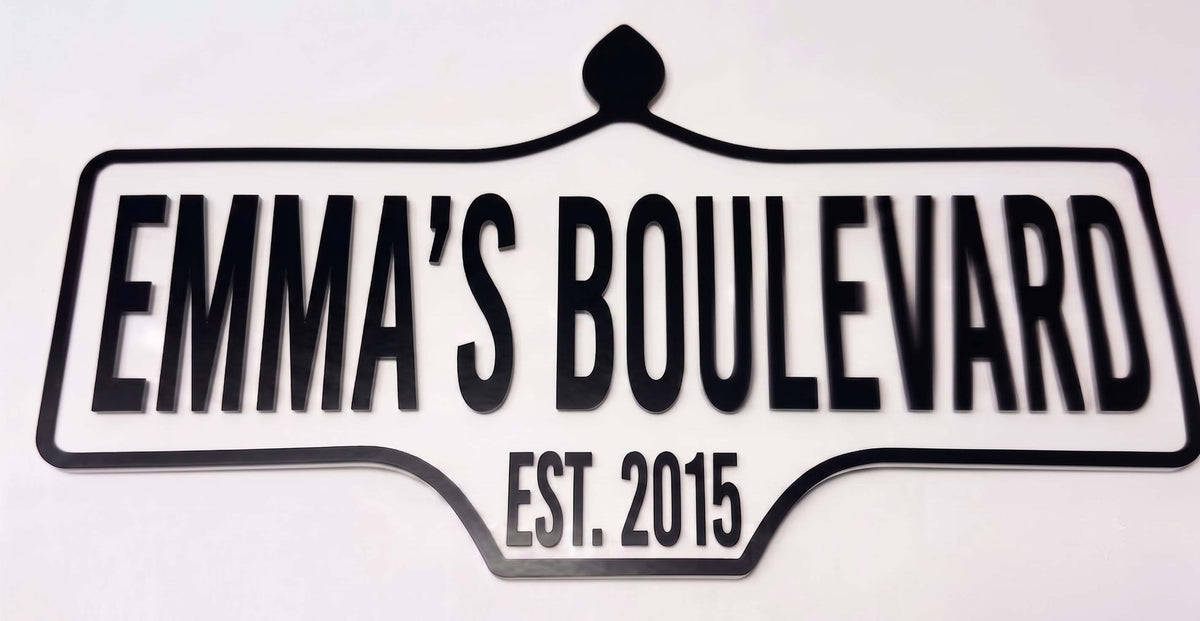 Custom Vintage Street Sign | Laser Cut Personalized Road Sign
