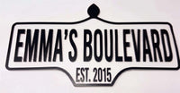Custom Vintage Street Sign | Laser Cut Personalized Road Sign