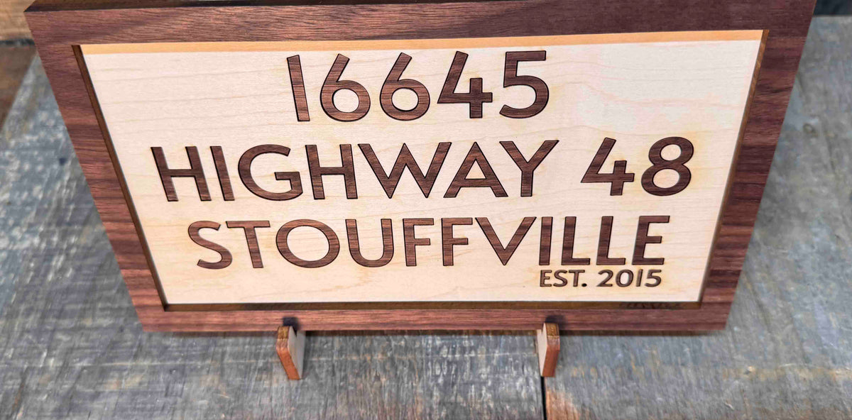 Wooden Inlay Signs Memories Made Custom