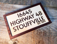 Wooden Inlay Signs Memories Made Custom