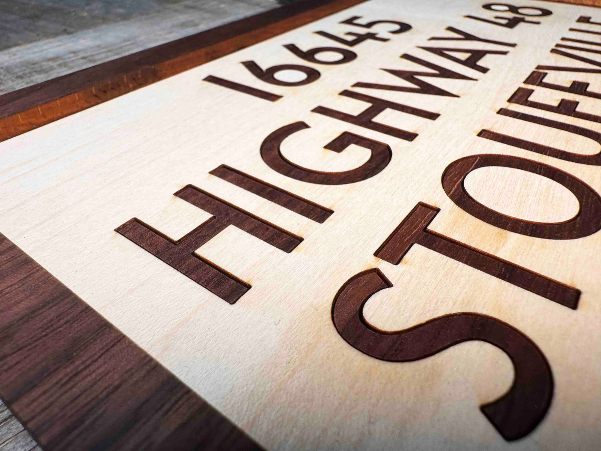 Wooden Inlay Signs Memories Made Custom