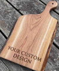ARTISAN SOLID WOOD CUTTING/SERVING BOARD CUSTOM DESIGN