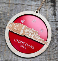 Custom Ornament for BBI B&B - Memories Made Custom