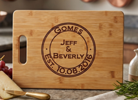 Personalized Bamboo Rectangle Cutting Board