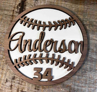Baseball Sign Memories Made Custom