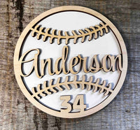 Baseball Sign Memories Made Custom