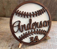 Baseball Sign Memories Made Custom