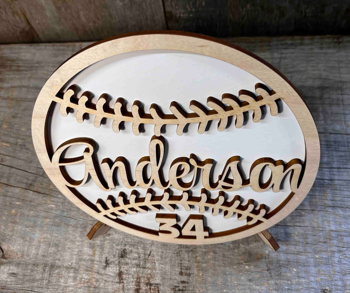 Baseball Sign Memories Made Custom