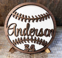 Baseball Sign Memories Made Custom