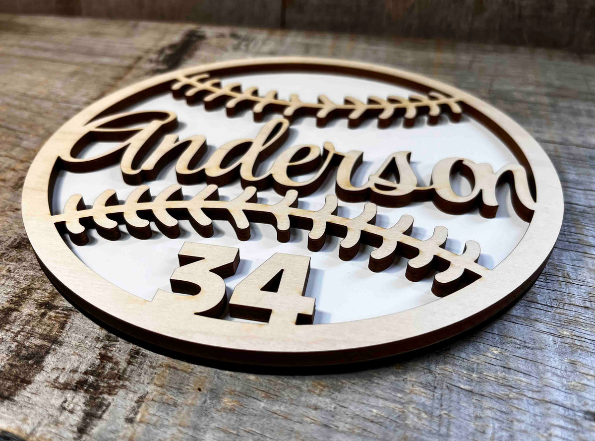 Baseball Sign Memories Made Custom