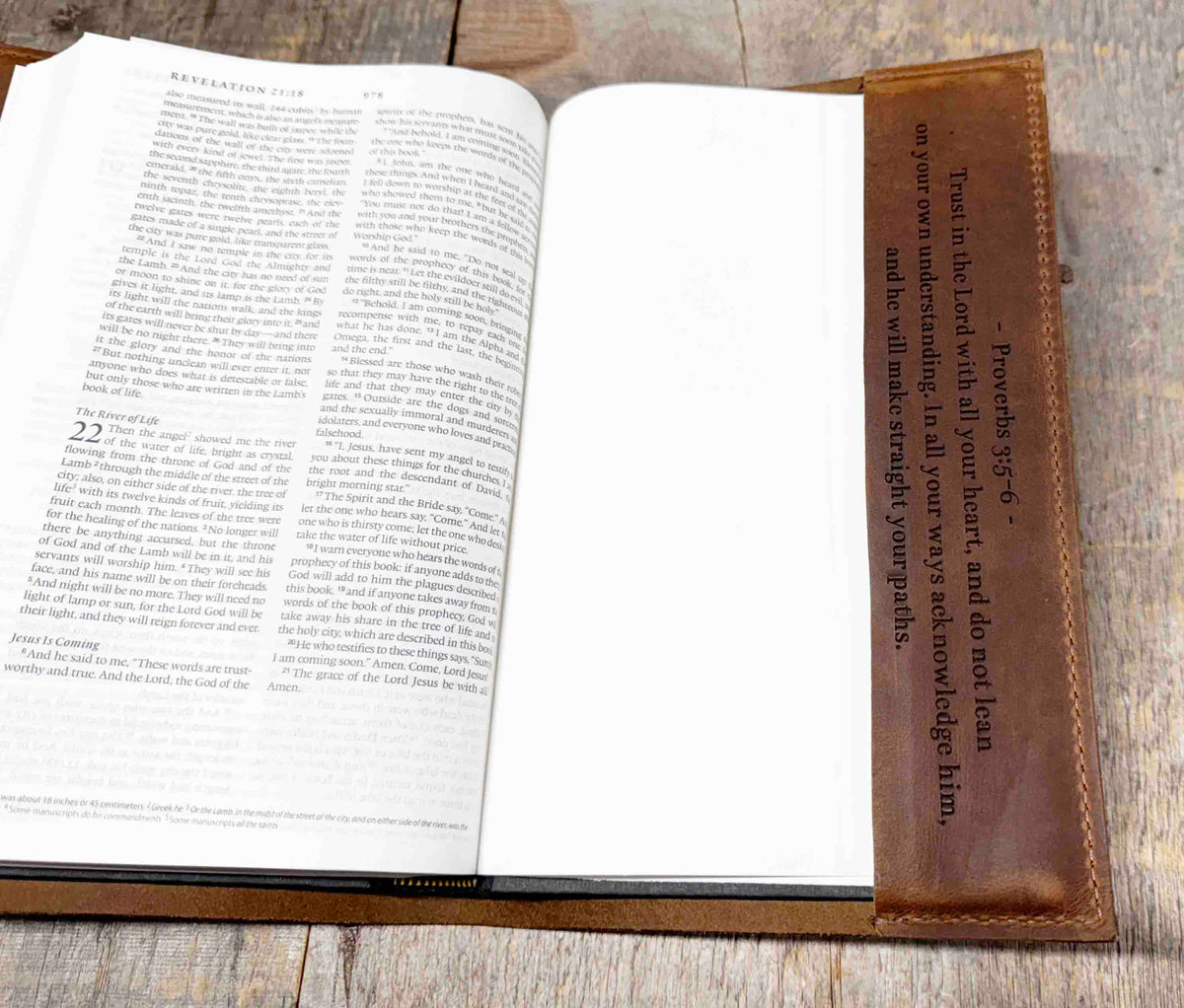 Custom Premium Leather Bible Cover - Memories Made Custom