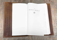 Custom Premium Leather Bible Cover - Memories Made Custom