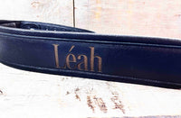 Carving Leather Guitar/Bass Straps Memories Made Custom