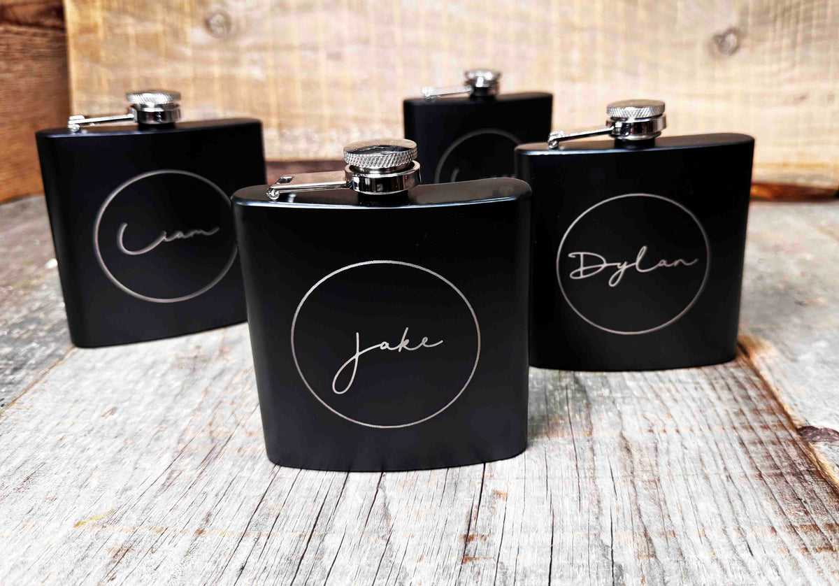 Custom Engraved Flask Design 64 Memories Made Custom