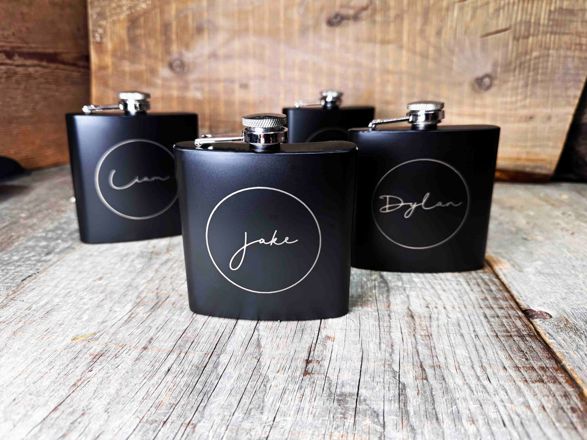 Custom Engraved Flask Design 64 Memories Made Custom