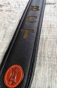 Carving Leather Guitar/Bass Straps Memories Made Custom