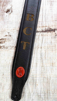 Carving Leather Guitar/Bass Straps Memories Made Custom