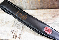 Carving Leather Guitar/Bass Straps Memories Made Custom
