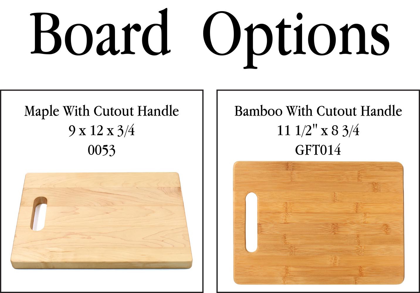 Custom Cutting Boards for Suzy Kies.