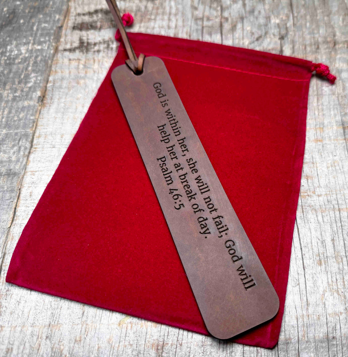 Bookmark Premium Leather Engraved Memories Made Custom