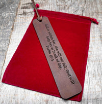 Bookmark Premium Leather Engraved Memories Made Custom