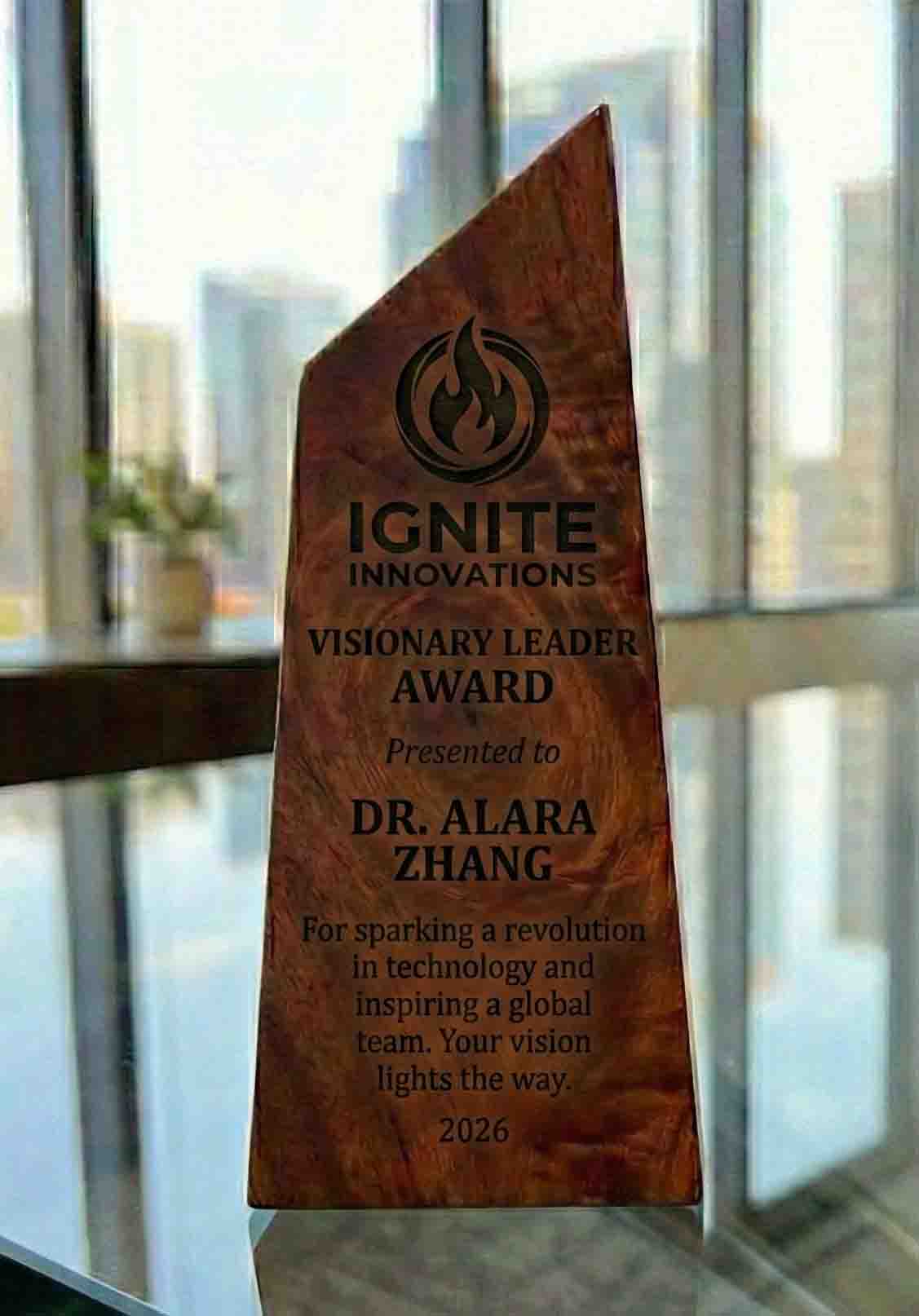 The Canadian Shield Award | Custom Handcrafted Wood Trophy Made in Canada - Memories Made Custom