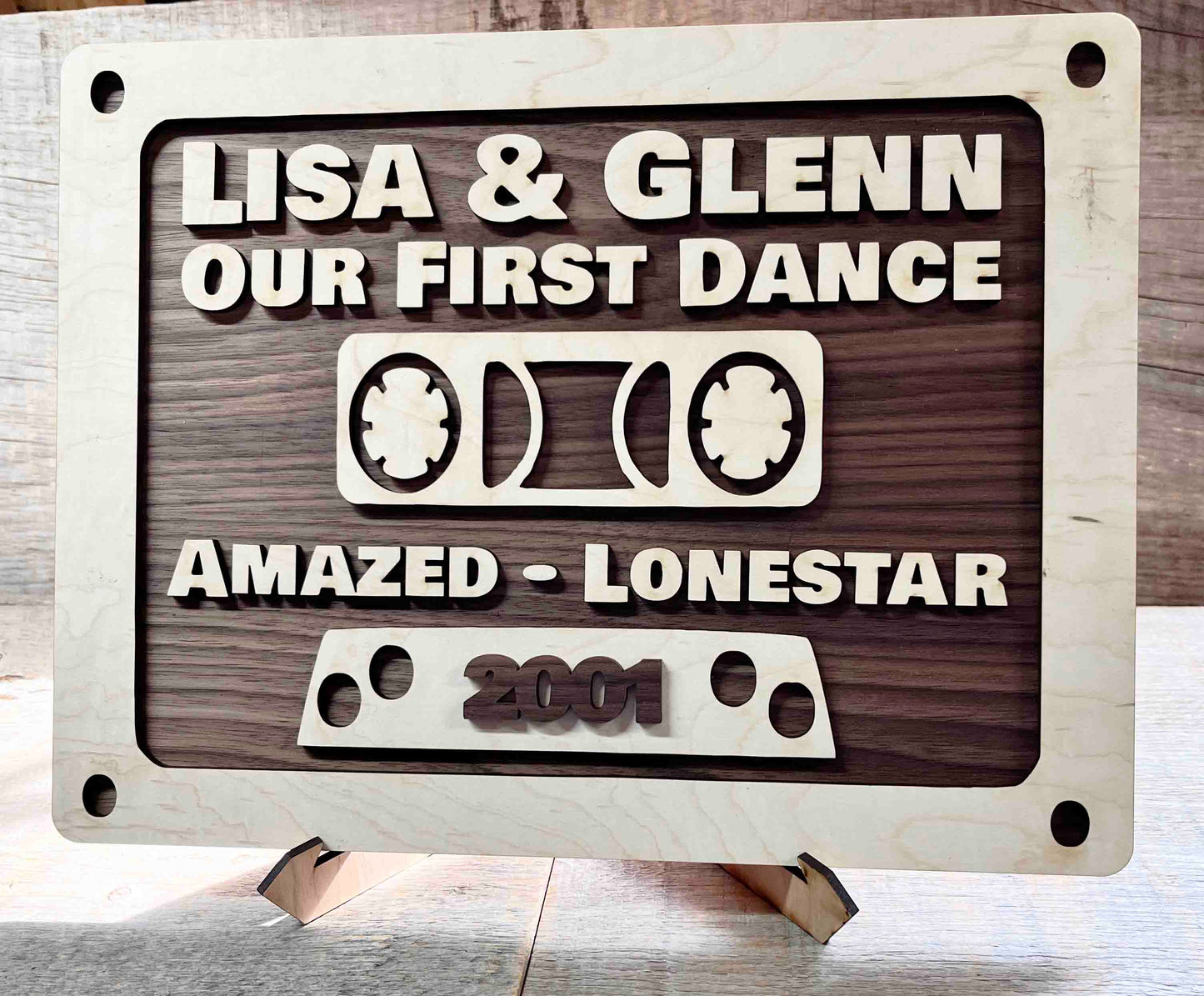 Nostalgic Cassette Tape Sign