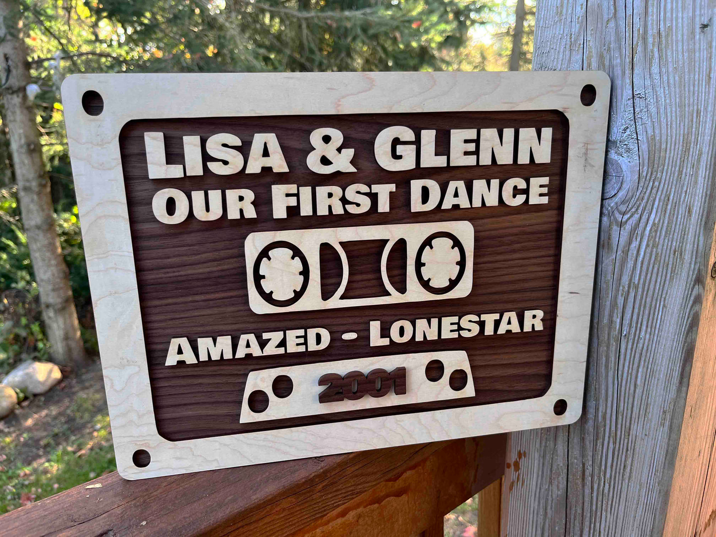 Nostalgic Cassette Tape Sign