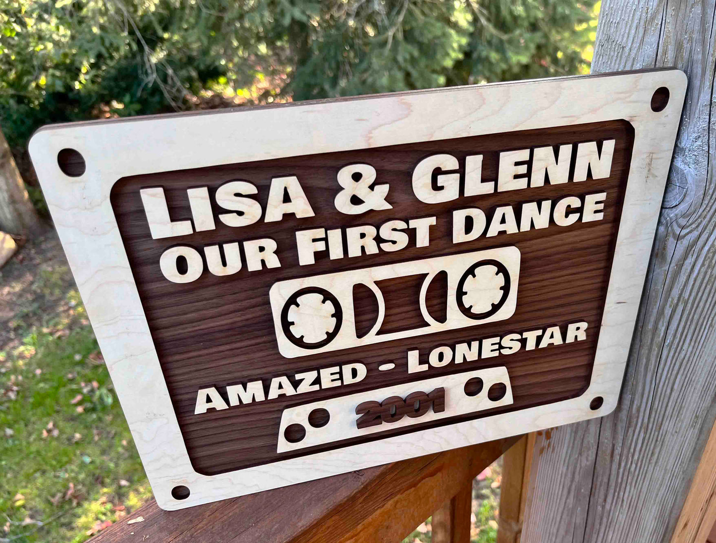 Nostalgic Cassette Tape Sign