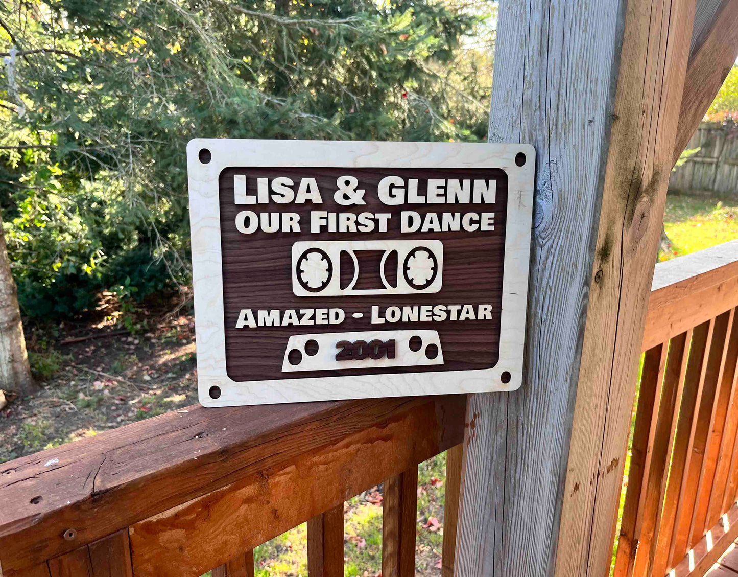 Nostalgic Cassette Tape Sign