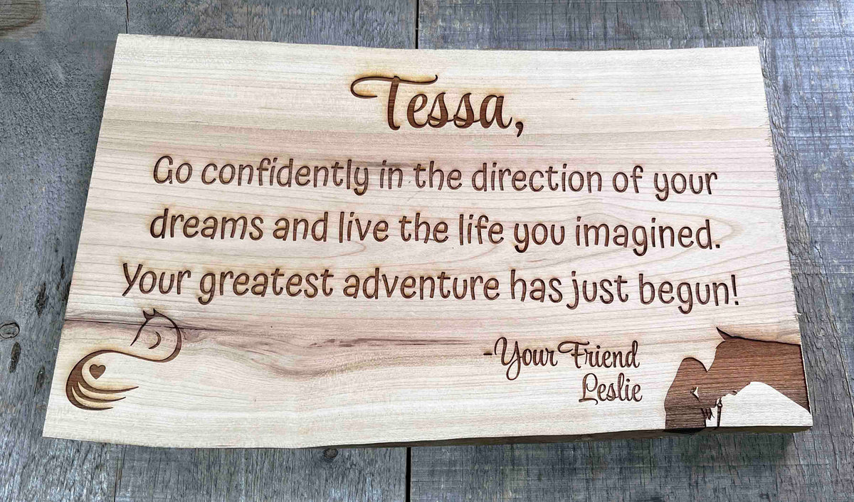Cherry Wood Custom Signs Memories Made Custom