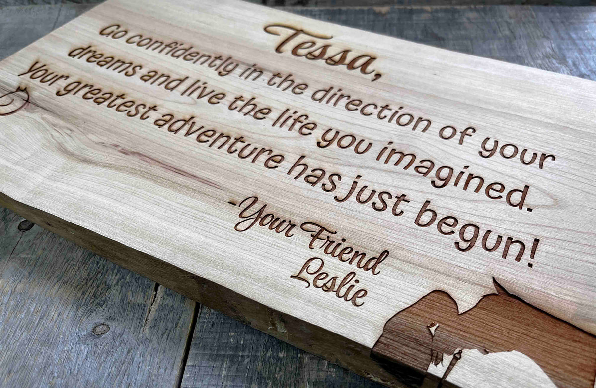 Cherry Wood Custom Signs Memories Made Custom