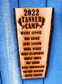 Large Cherry Wood Custom Engraved Signs Memories Made Custom