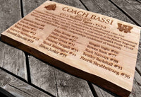Cherry Wood Custom Signs Memories Made Custom