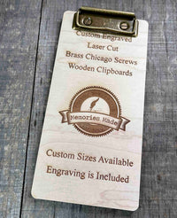 Wooden Clipboard Memories Made Custom