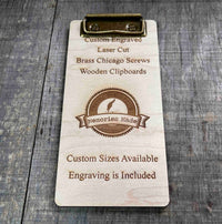Wooden Clipboard Memories Made Custom