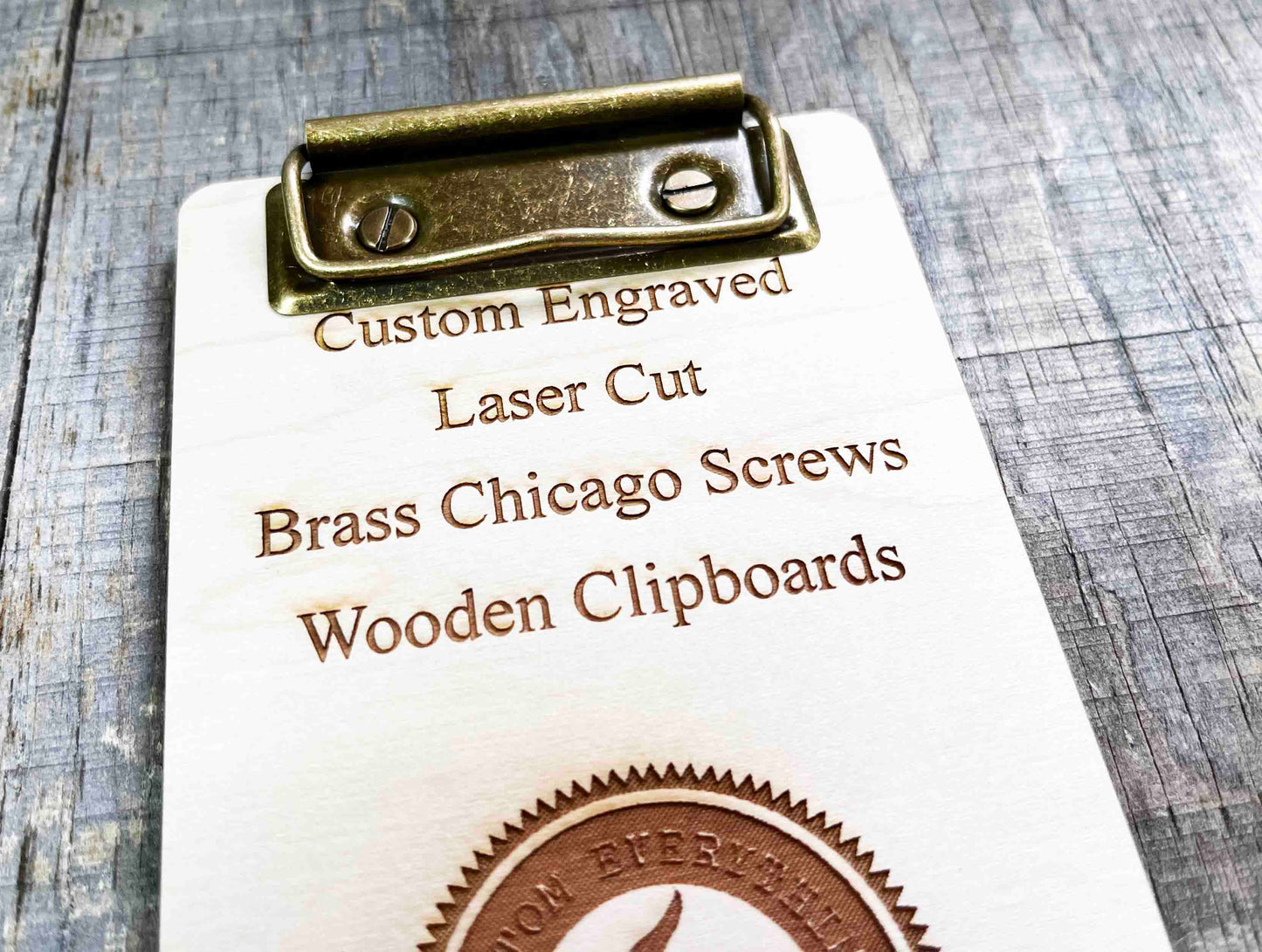 Wooden Clipboard