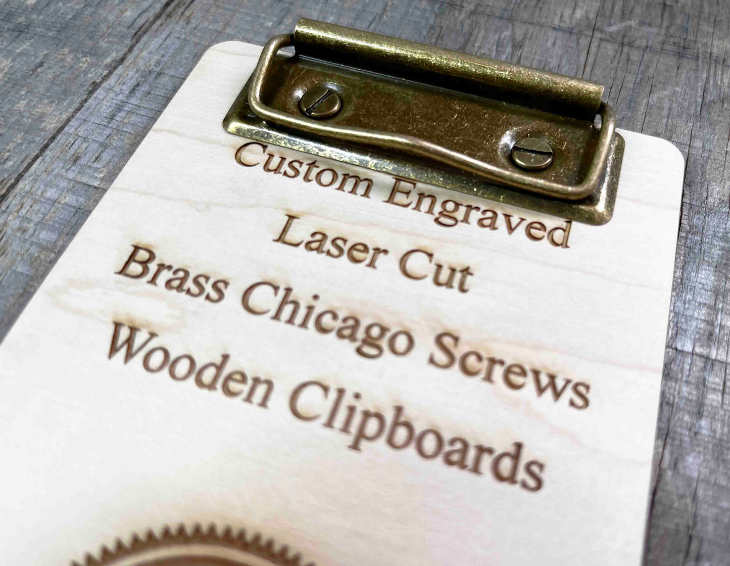 Wooden Clipboard