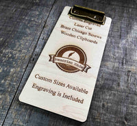 Wooden Clipboard Memories Made Custom