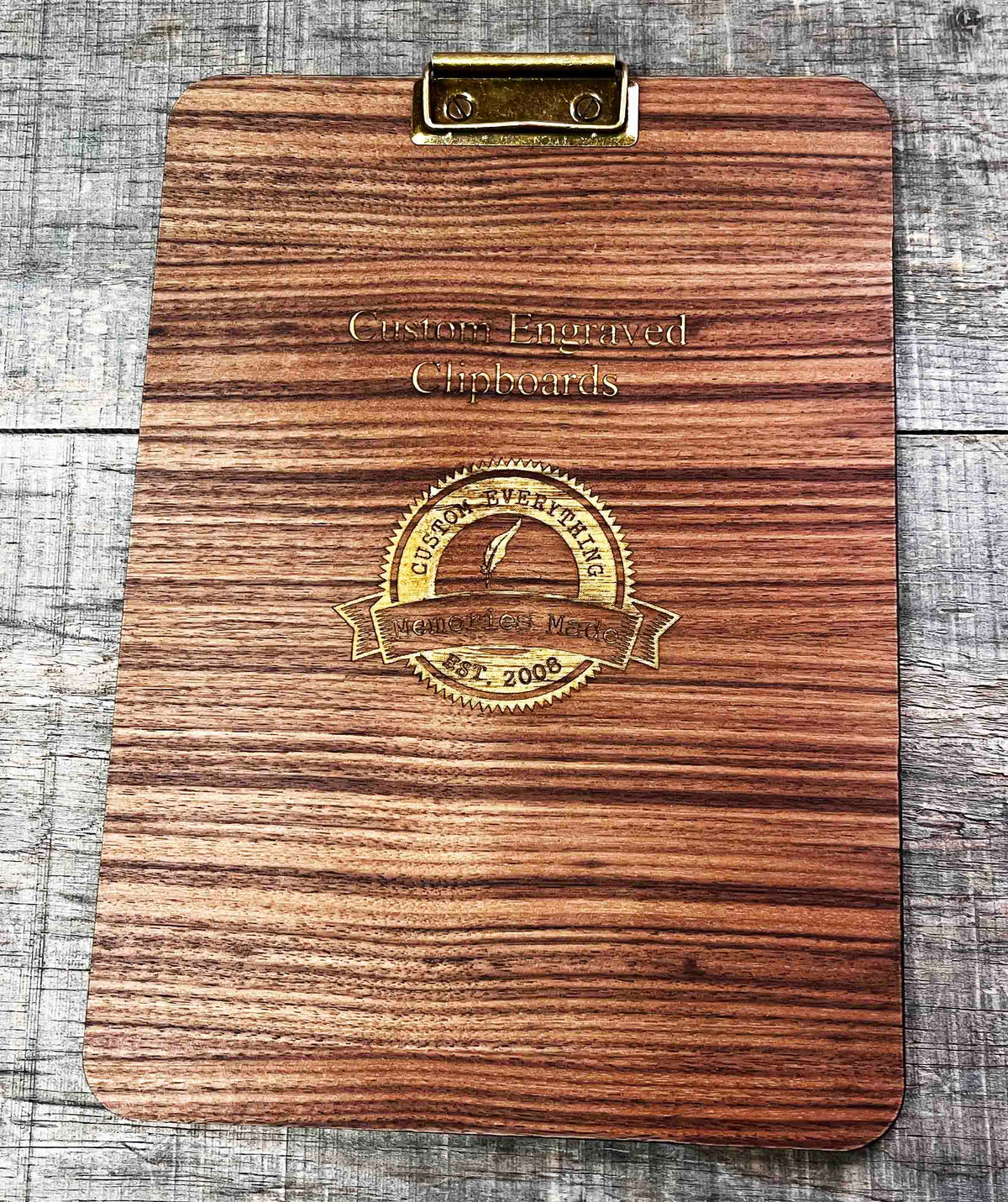 Wooden Clipboard Memories Made Custom