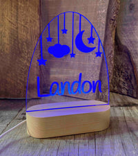 Clouds, Moon and Stars Night Light - Memories Made Custom