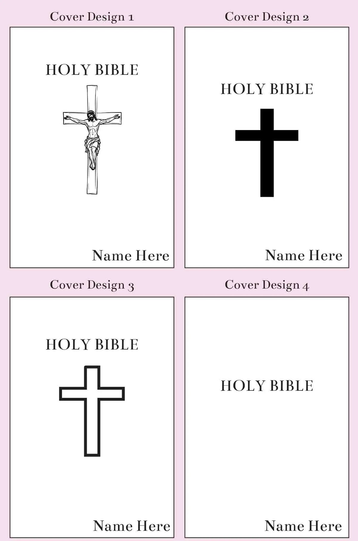 Custom Premium Leather Bible Cover - Memories Made Custom