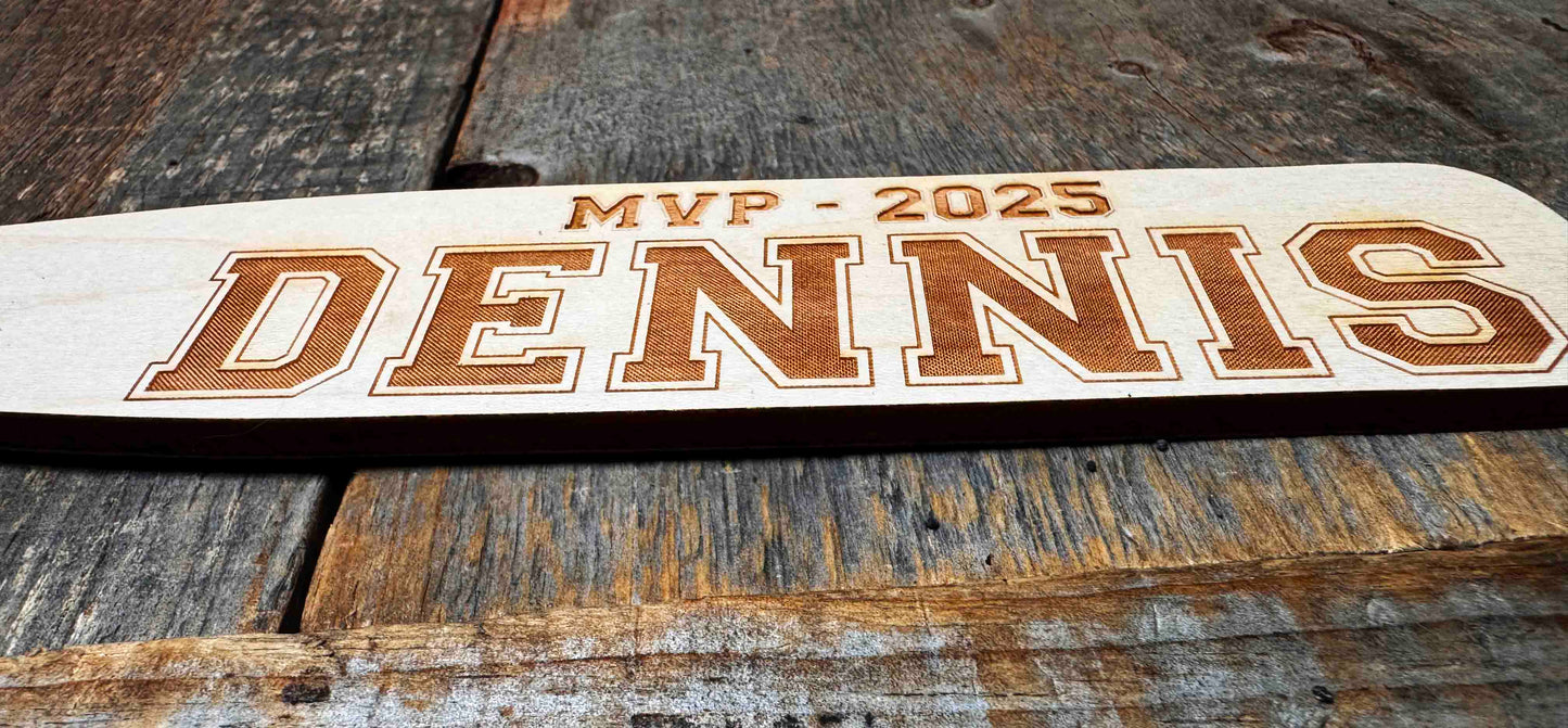 Mini Baseball Bat - Laser Cut and Engraved - Multiple Lengths Memories Made Custom