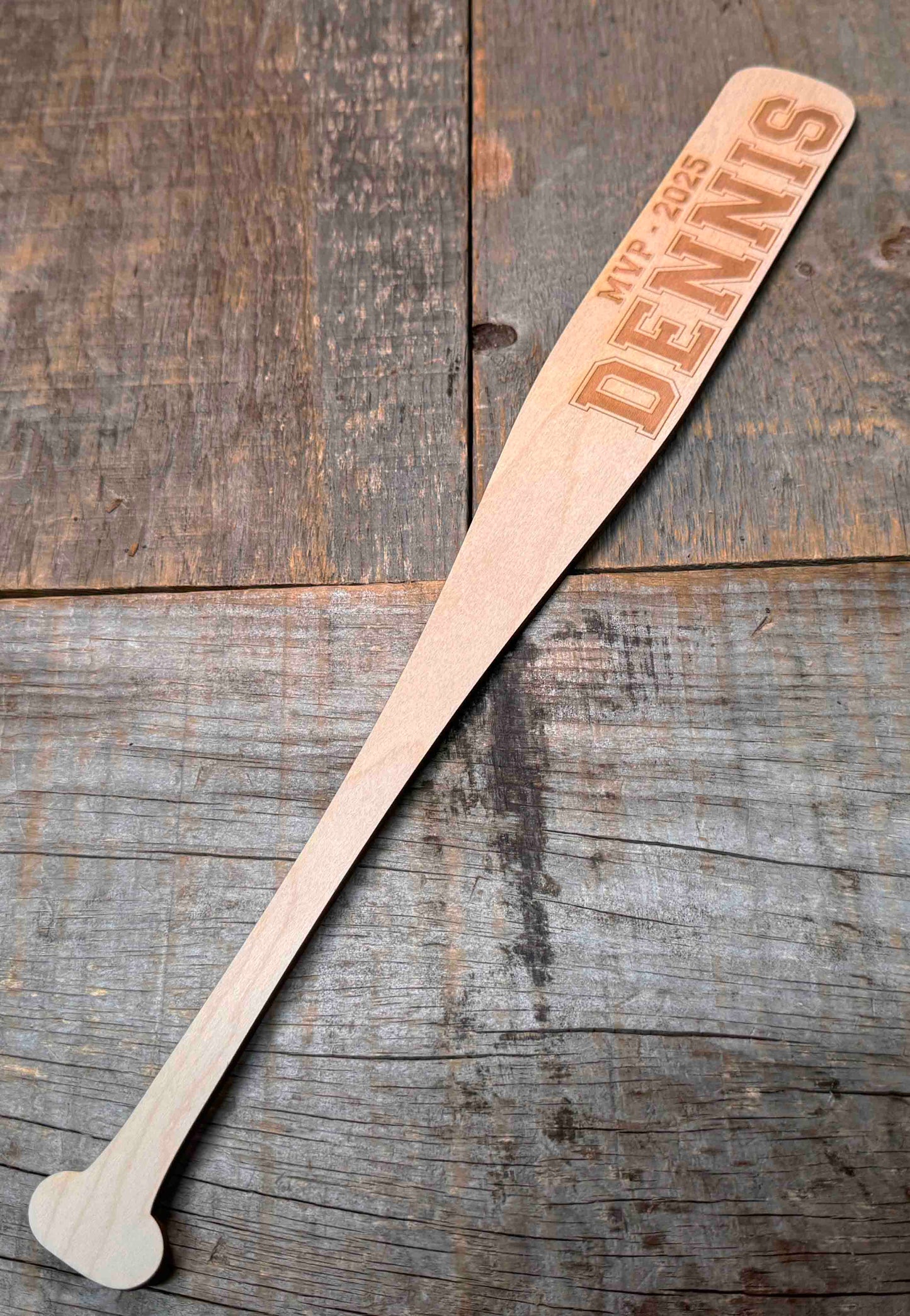 Mini Baseball Bat - Laser Cut and Engraved - Multiple Lengths Memories Made Custom