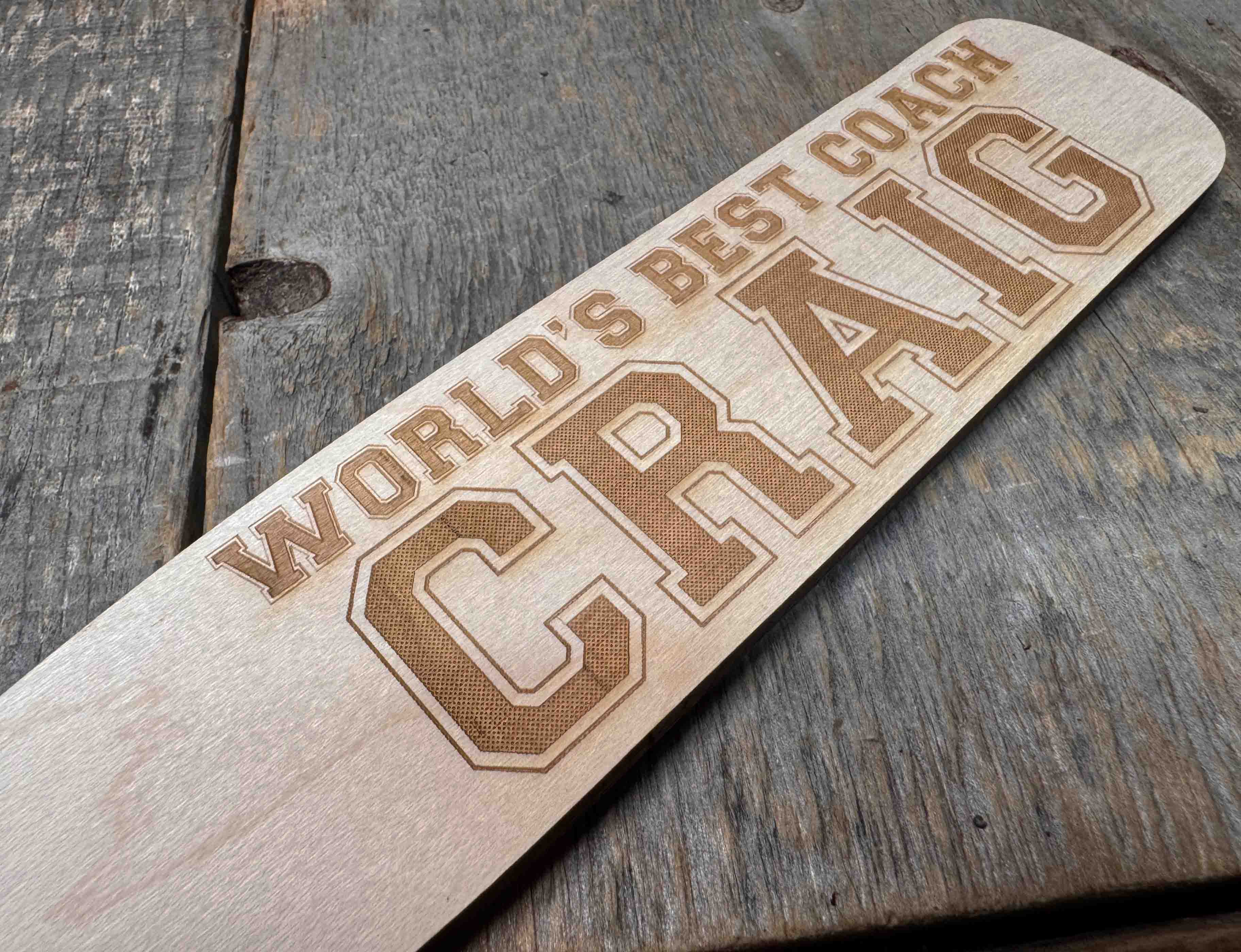 Mini Baseball Bat - Laser Cut and Engraved - Multiple Lengths Memories Made Custom