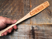 Mini Baseball Bat - Laser Cut and Engraved - Multiple Lengths Memories Made Custom