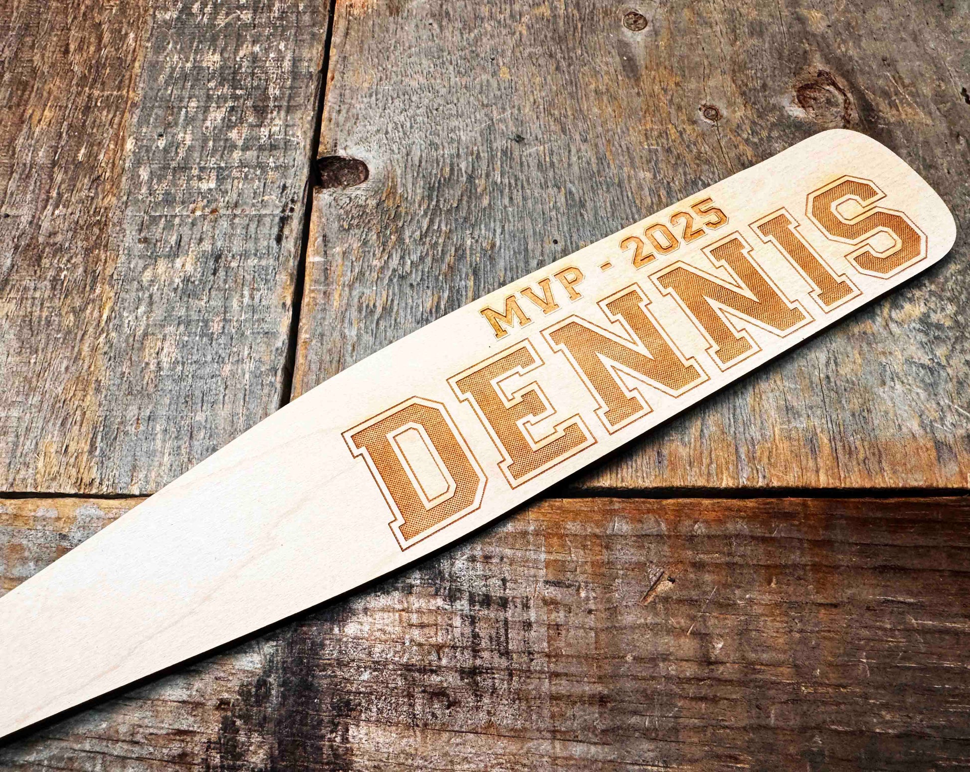 Mini Baseball Bat - Laser Cut and Engraved - Multiple Lengths Memories Made Custom